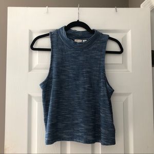 Anthropologie mock neck tank